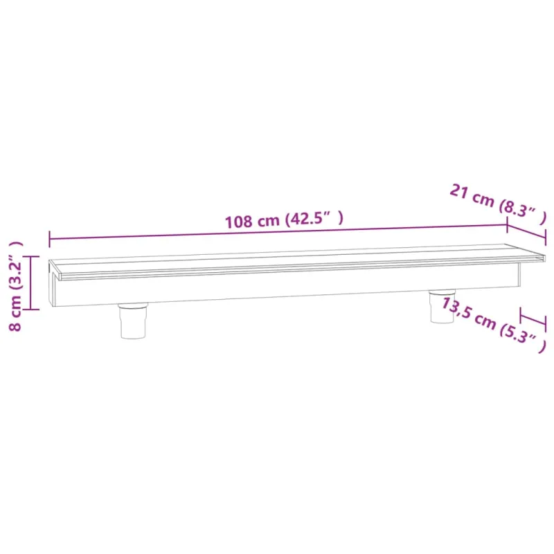Krioklys su įvairių spalvų LED lemputėmis, 108cm, akrilas