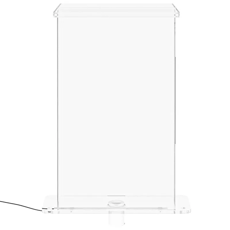 Baseino fontanas su įvairių spalvų LED, 51cm, akrilas