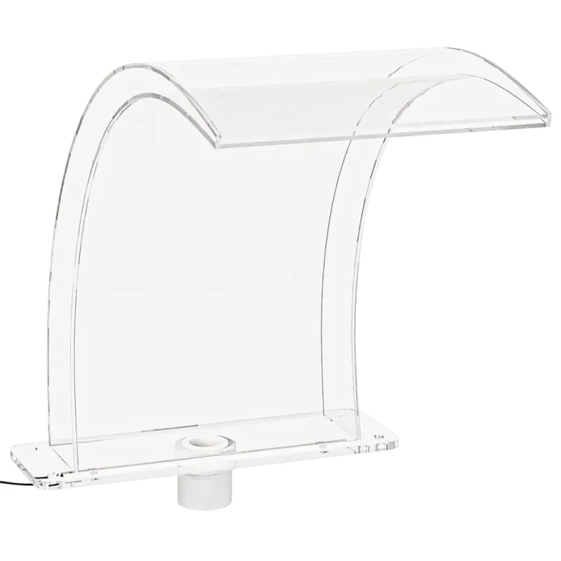 Baseino fontanas su įvairių spalvų LED, 50cm, akrilas