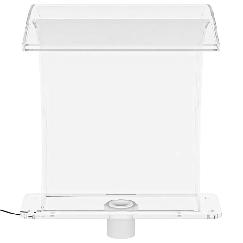 Baseino fontanas su įvairių spalvų LED, 50cm, akrilas