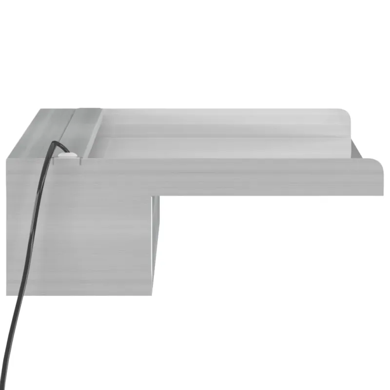 Krioklys su įvairių spalvų LED lemputėmis, 45cm, plienas
