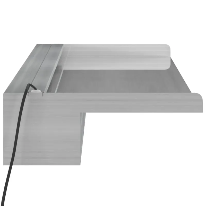 Krioklys su įvairių spalvų LED lemputėmis, 90cm, plienas