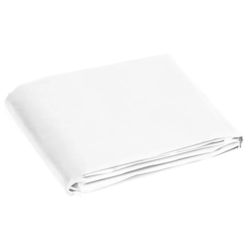 Tentas, baltos spalvos, 4x4m, 180g/m², HDPE