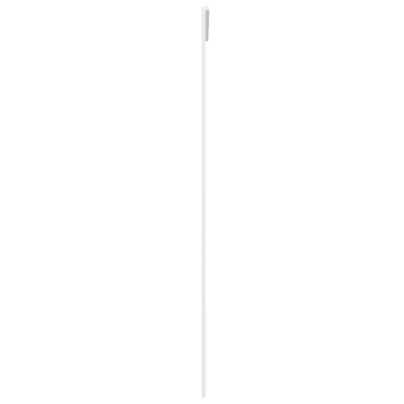 Stumdomos durys, baltos, 76x205cm, ESG stiklas ir aliuminis
