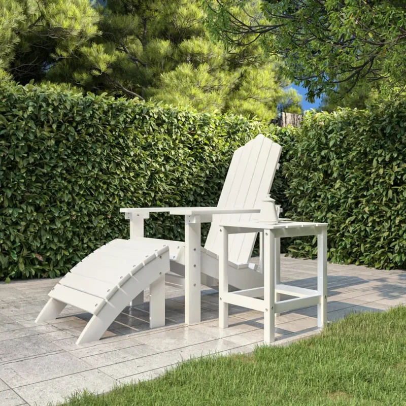Sodo Adirondack-pöytä, valkoinen, 38x38x46cm, HDPE