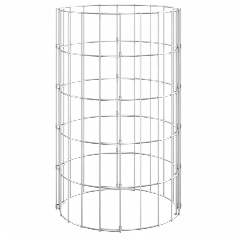 Gabiono stulpas, 30x50cm, galvanizuotas plienas, apskritas