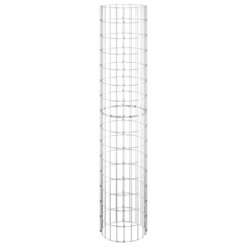 Gabiono stulpas, 30x150cm, galvanizuotas plienas, apskritas