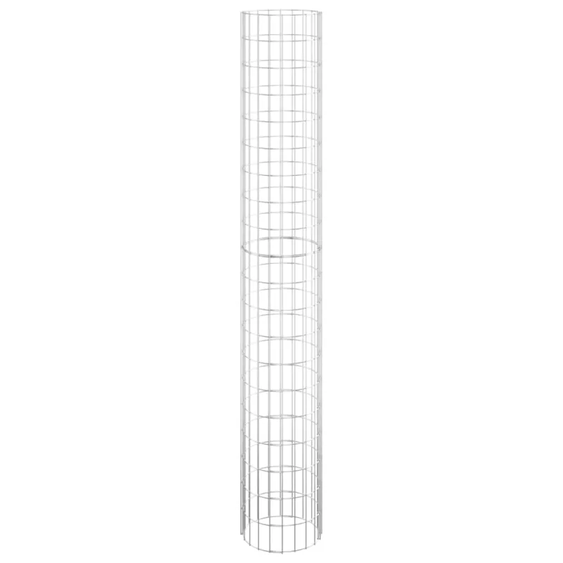 Gabiono stulpas, 30x200cm, galvanizuotas plienas, apskritas