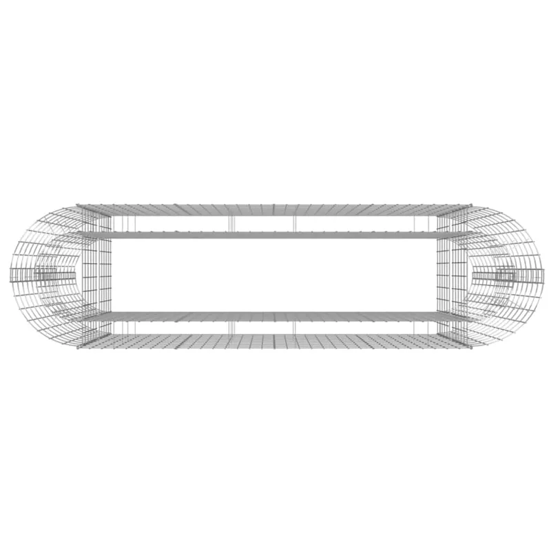 Gabiono lovelis, 190x50x100cm, galvanizuota geležis, aukštas