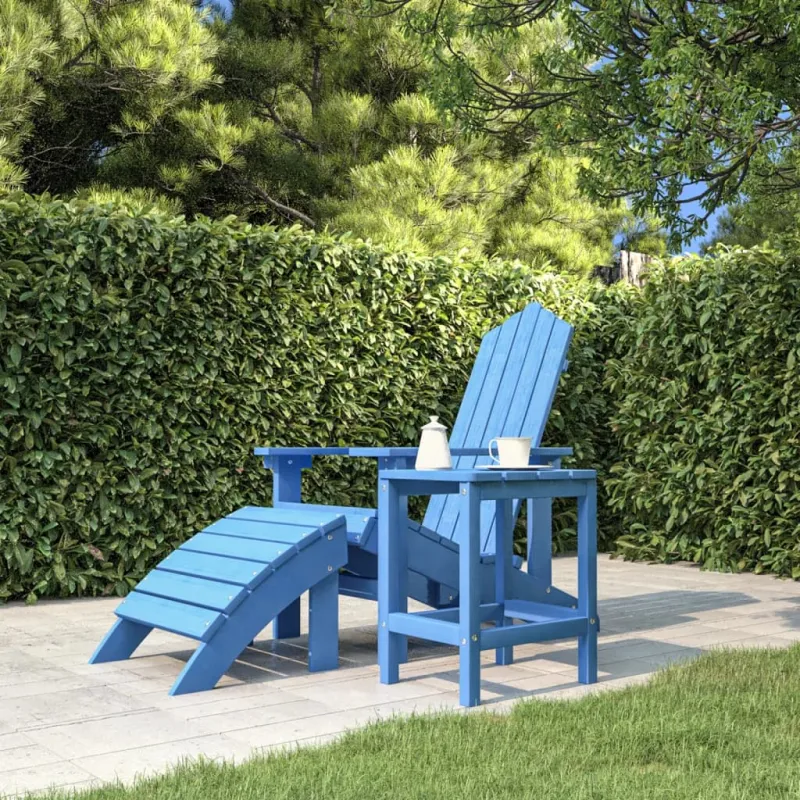 Sodo Adirondack-pöytä, sininen, 38x38x46cm, HDPE