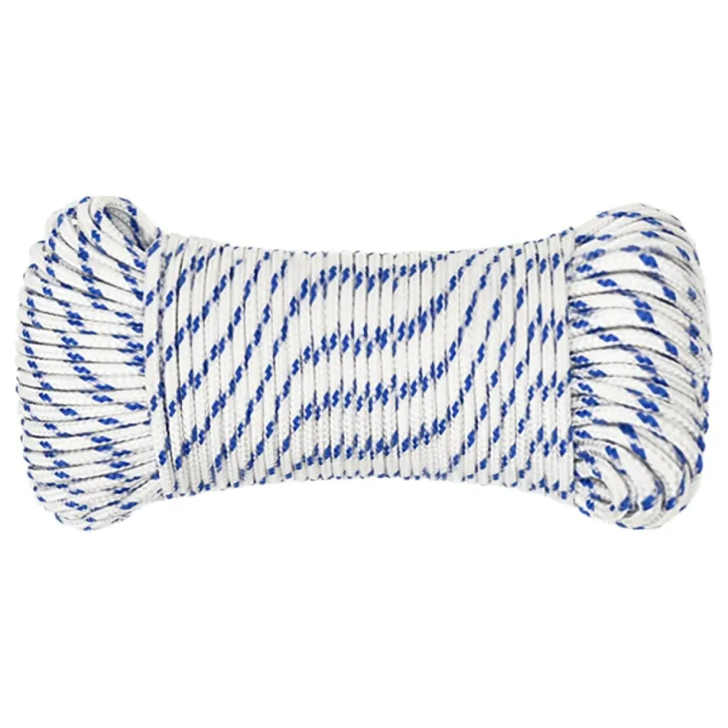 Valties virvė, baltos spalvos, 4mm, 100m, polipropilenas