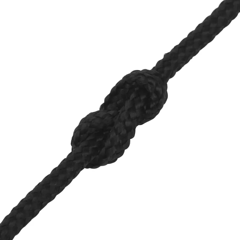 Valties virvė, visiškai juoda, 2mm, 100m, polipropilenas