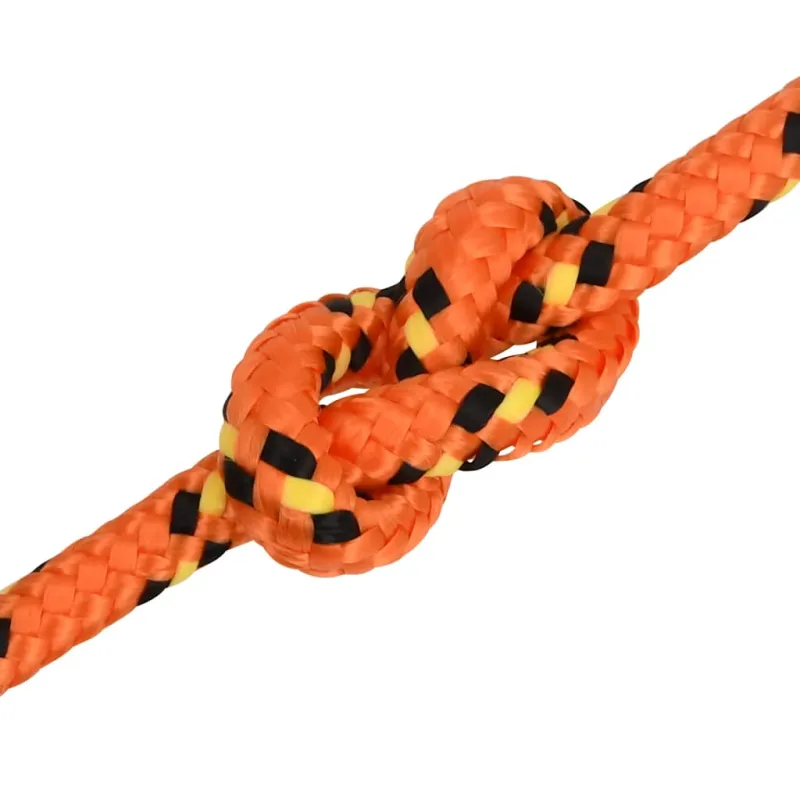 Valties virvė, oranžinės spalvos, 6mm, 500m, polipropilenas