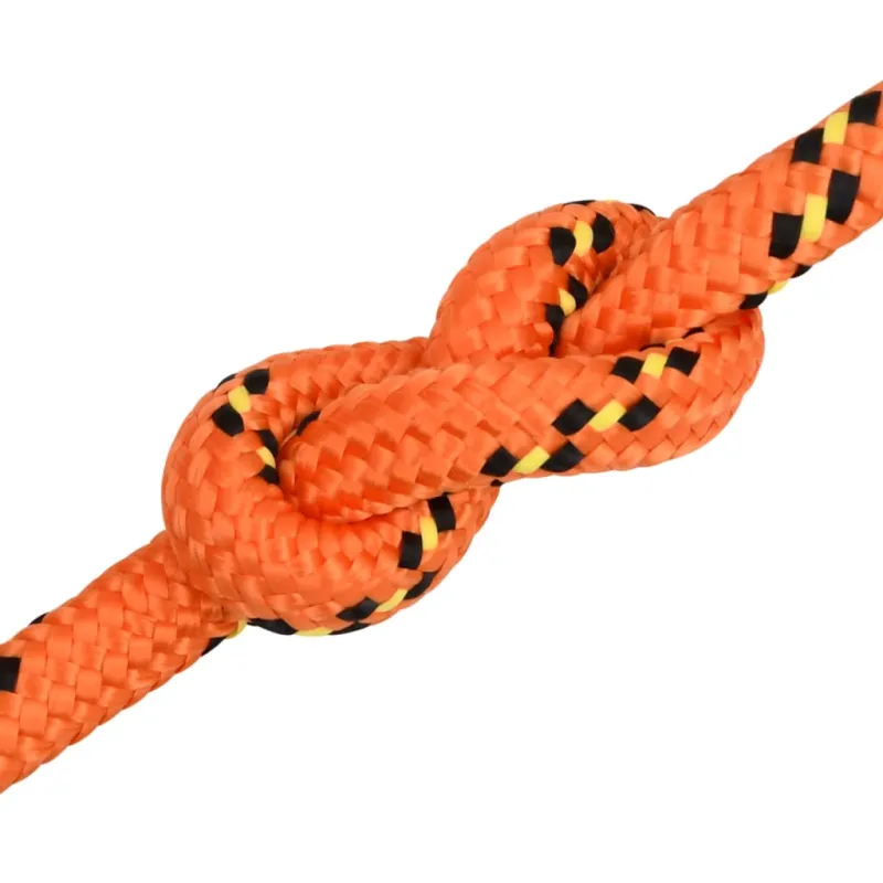 Valties virvė, oranžinės spalvos, 18mm, 50m, polipropilenas