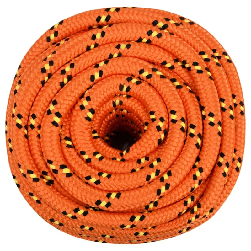 Valties virvė, oranžinės spalvos, 20mm, 50m, polipropilenas