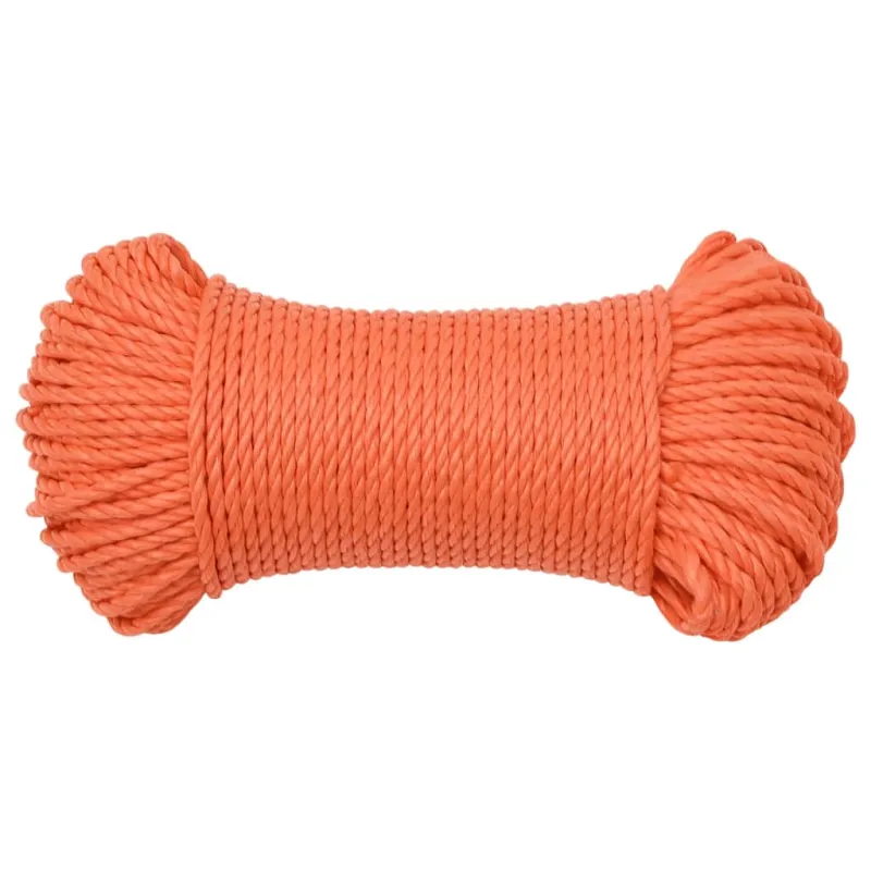 Darbo virvė Oranžinė 3 mm 50 m Polipropilenas