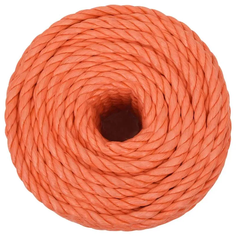 Darbo virvė, oranžinės spalvos, 24mm, 50m, polipropilenas