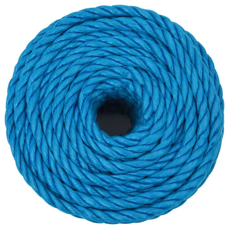Darbo virvė, mėlynos spalvos, 10mm, 50m, polipropilenas