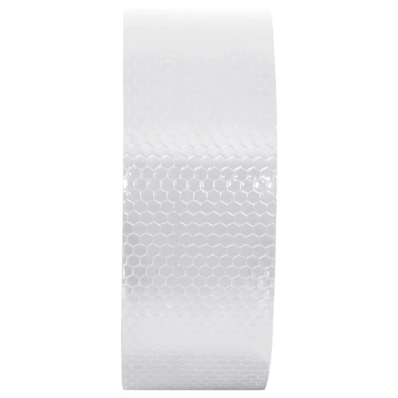 Šviesą atspindinti lipni juosta, balta, 5cmx20m, PVC