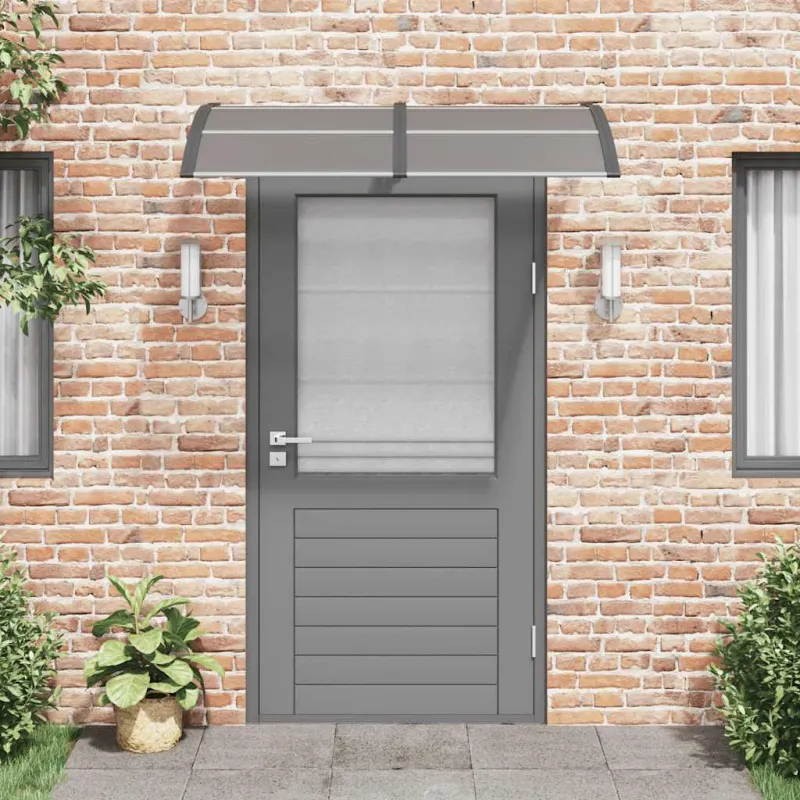 Stogelis durims, juodos spalvos, 150x75cm, polikarbonatas