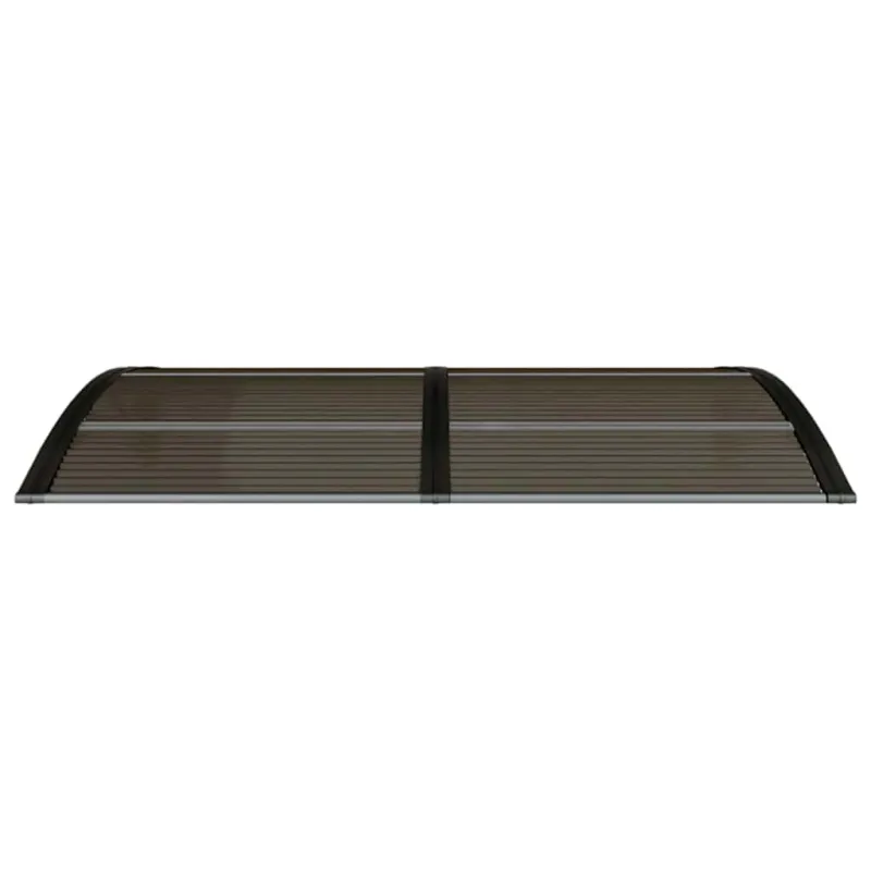 Stogelis durims, juodos spalvos, 150x75cm, polikarbonatas