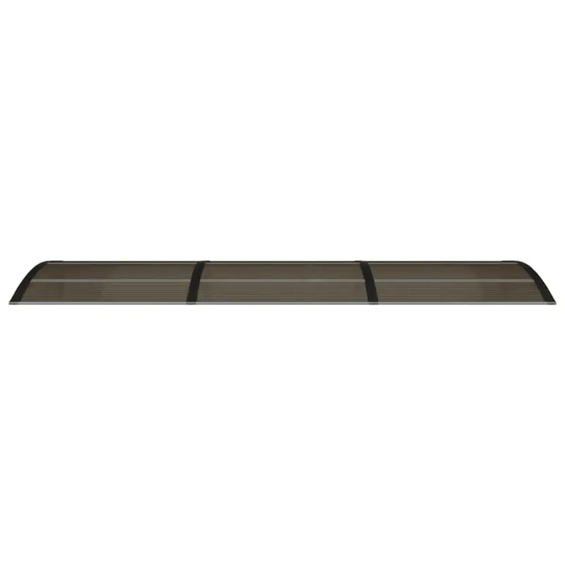 Stogelis durims, juodos spalvos, 300x75cm, polikarbonatas
