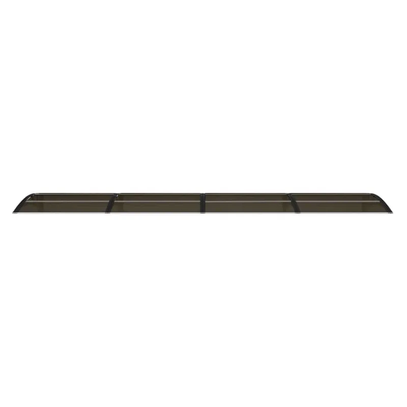Stogelis durims, juodos spalvos, 400x75cm, polikarbonatas