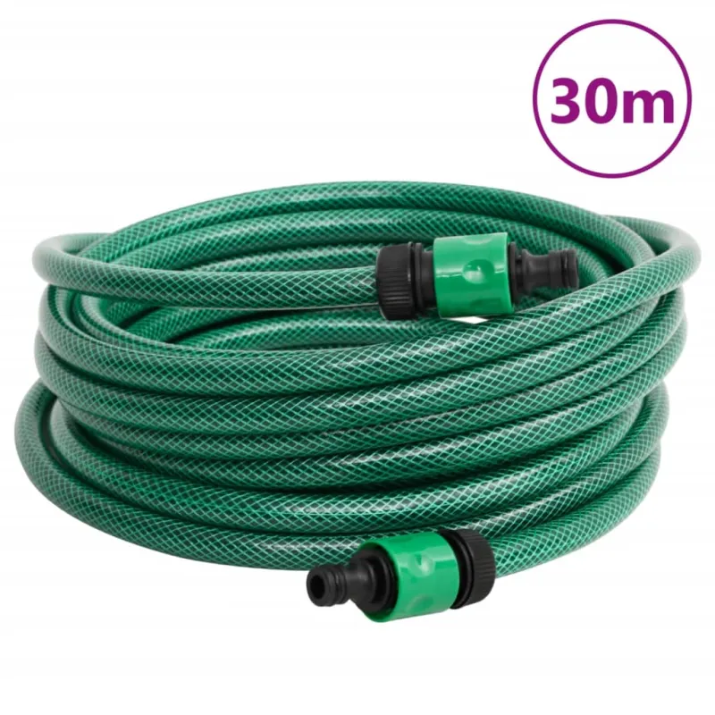 Baseino žarna, žalios spalvos, 30m, PVC