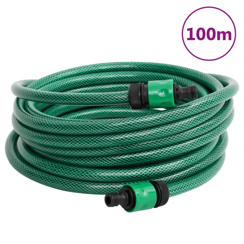 Baseino žarna, žalios spalvos, 100m, PVC