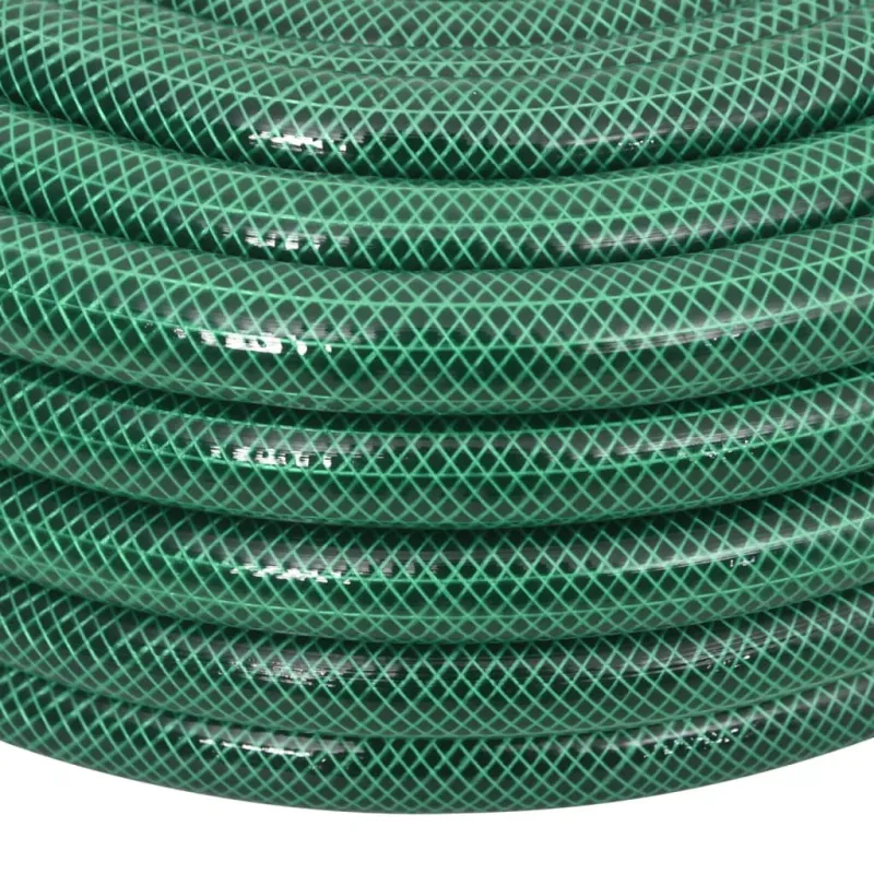 Sodo žarna su tvirtinimo detalėmis, žalia, 0,75", 30m, PVC