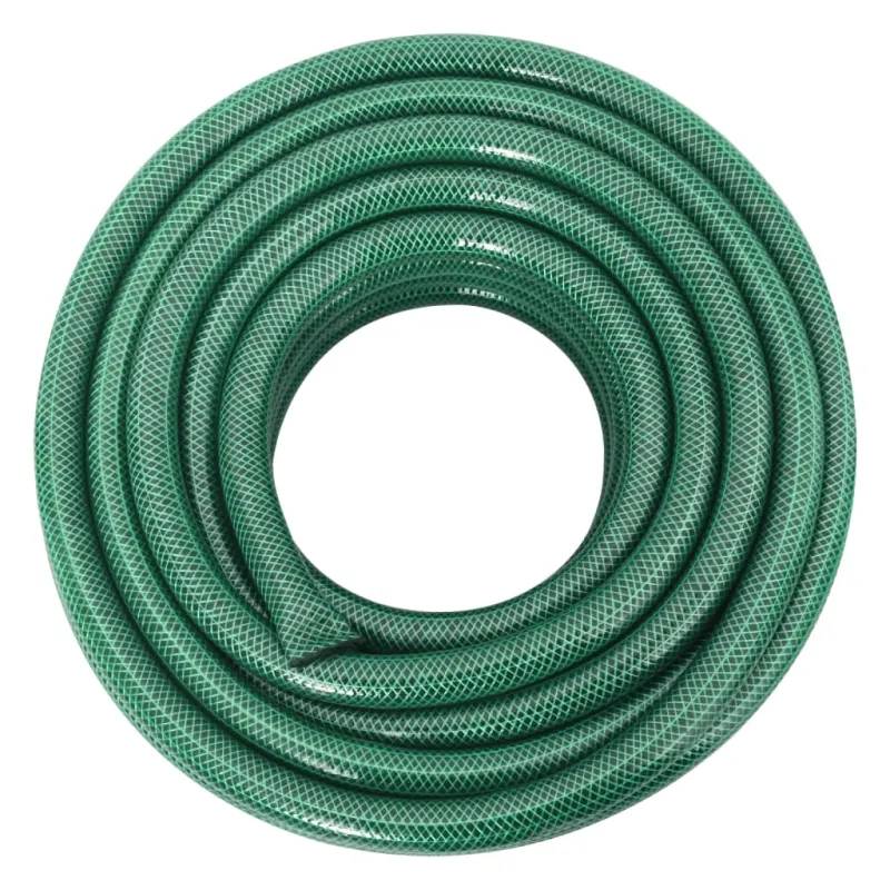 Sodo žarna su tvirtinimo detalėmis, žalia, 0,75", 100m, PVC