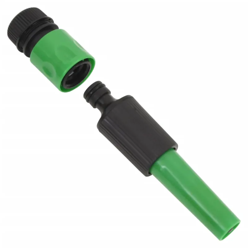 Sodo žarna su tvirtinimo detalėmis, žalia, 0,75", 100m, PVC