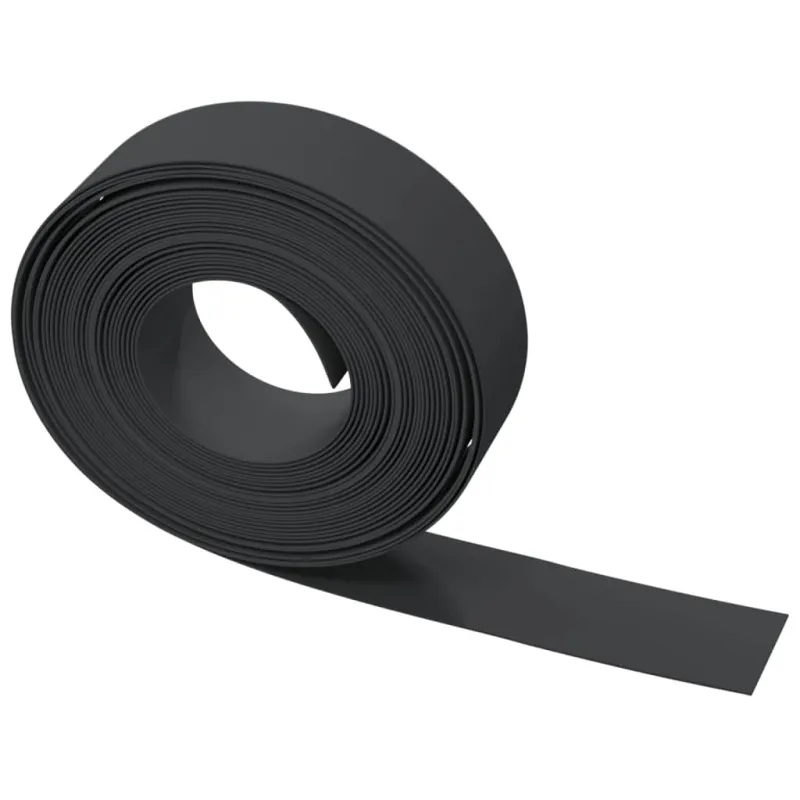 Sodo apvadas, juodos spalvos, 10m, 15cm, polietilenas