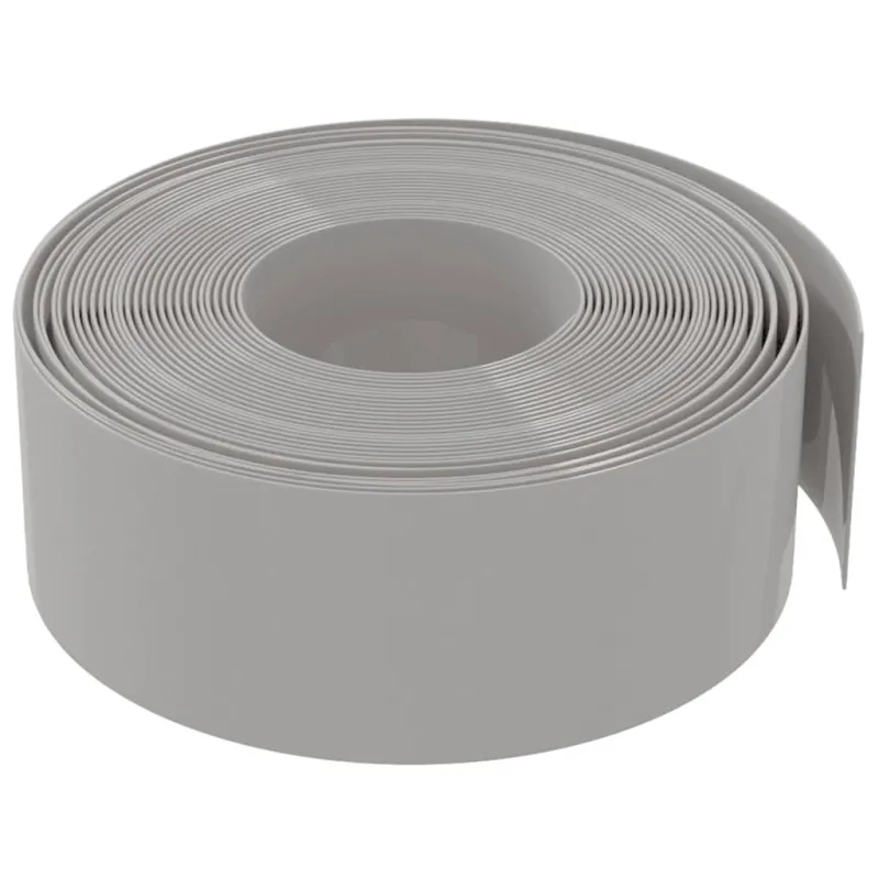 Sodo apvadas, pilkos spalvos, 10m, 20cm, polietilenas