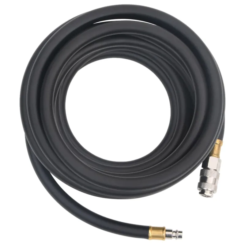 Hibridinė oro žarna, juodos spalvos, 0,6", 2m, guma ir PVC