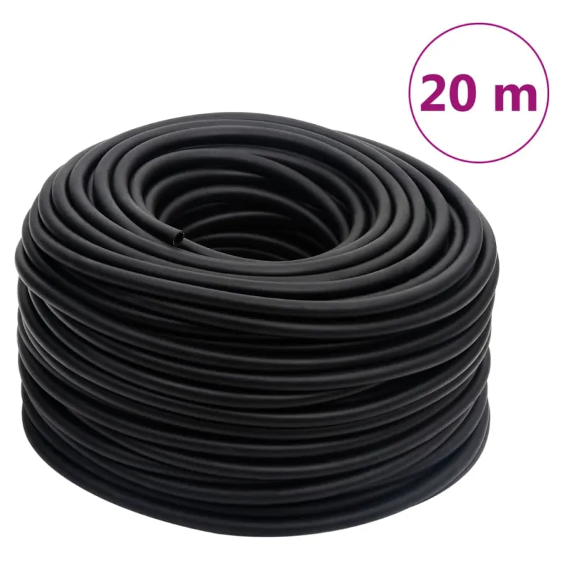 Hibridinė oro žarna, juodos spalvos, 0,6", 20m, guma ir PVC