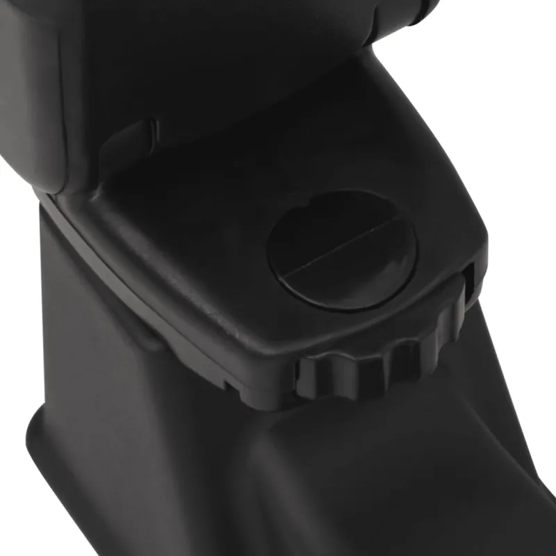 Automobilio porankis, juodos spalvos, 12x29x(32-46)cm, ABS