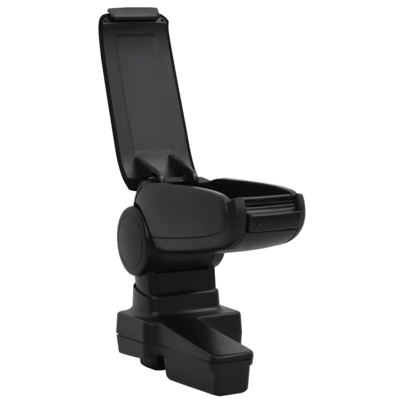 Automobilio porankis, juodos spalvos, 14,5x32x(27–46)cm, ABS