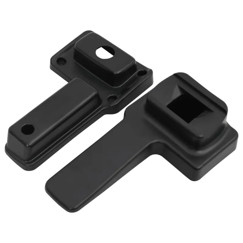 Automobilio porankis, juodos spalvos, 14,5x32x(27–46)cm, ABS