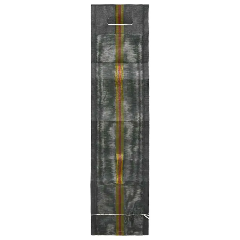 Smėlio maišai, 10vnt., tamsiai žali, 103x25cm, HDPE