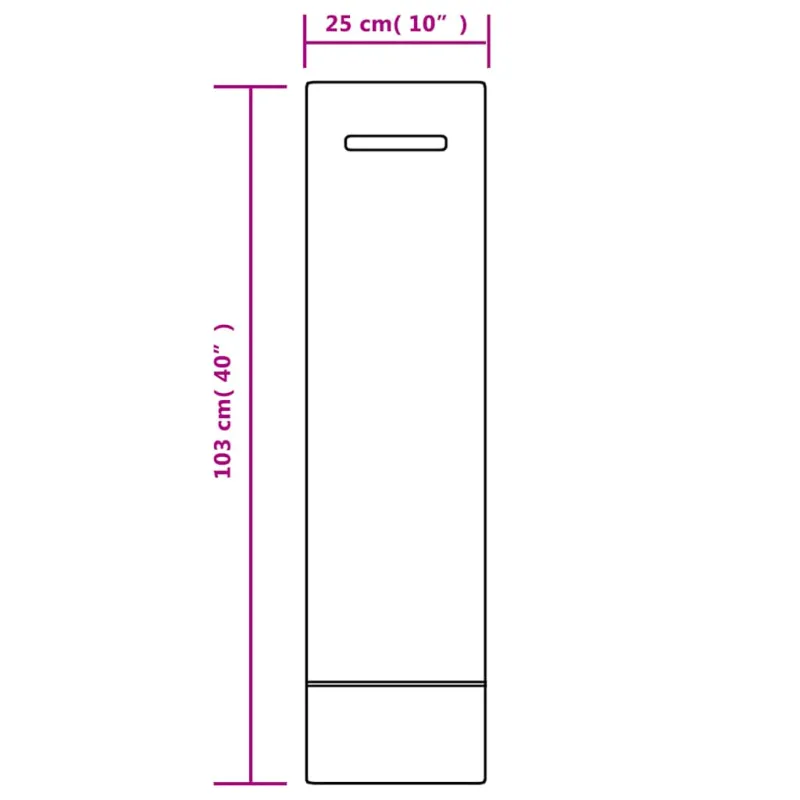 Smėlio maišai, 25vnt., tamsiai žali, 103x25cm, HDPE