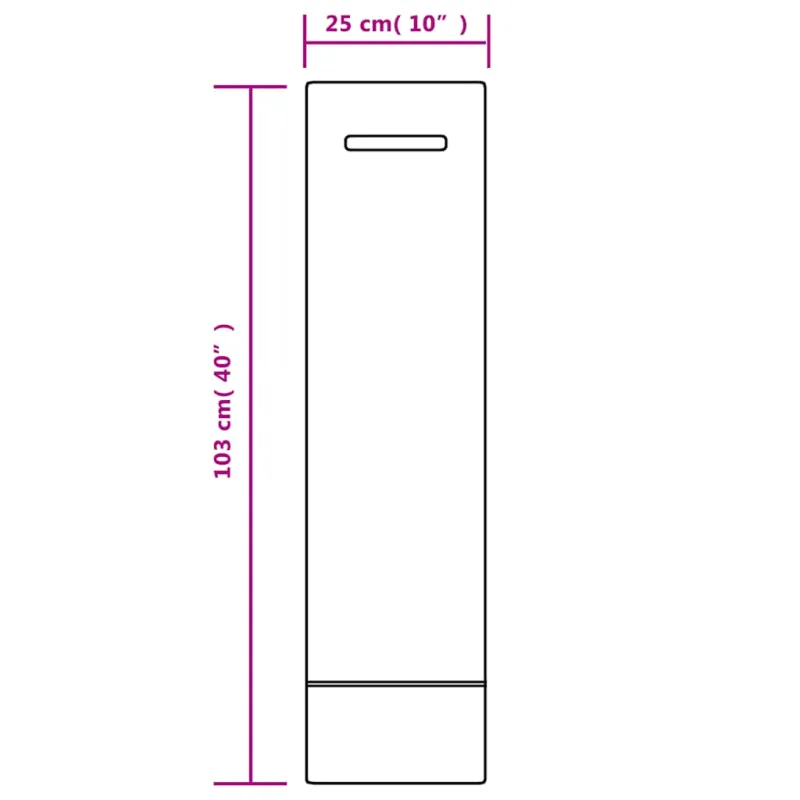 Smėlio maišai, 50vnt., tamsiai žali, 103x25cm, HDPE