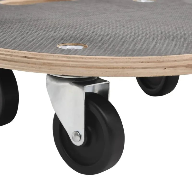 Transportavimo vežimėliai, 2vnt., 38x11,5cm, apskriti, 250kg