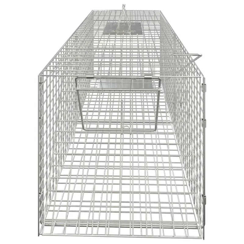 Gyvūnų spąstai, 64,5x25x26,5 cm, cinkuota geležis