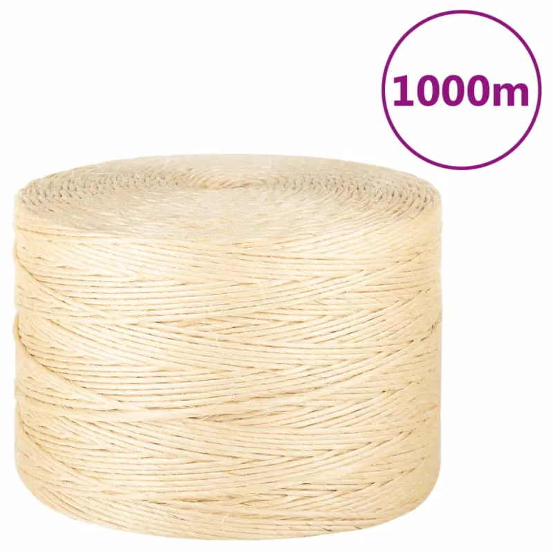 Virvė, 1000m, 100% sizalis, 3mm