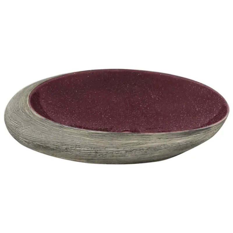 Praustuvas, violetinis/pilkas, 59x40x14cm, keramika