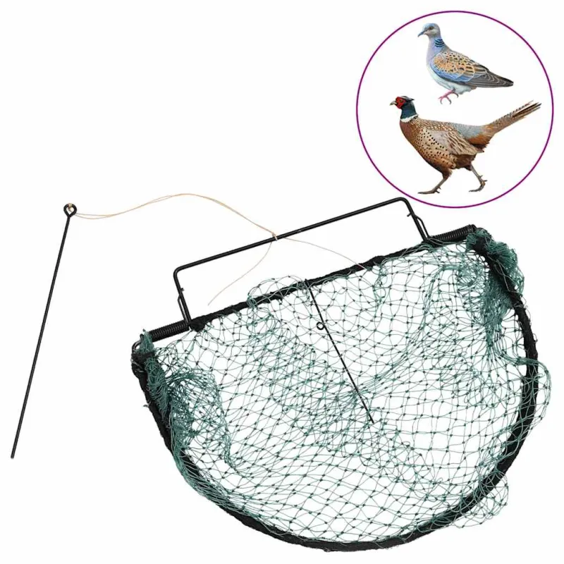 Spąstai paukščiams, žalios spalvos, 40cm, plienas