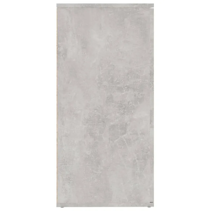 Šoninė spintelė, betono pilka, 160x36x75cm, apdirbta mediena