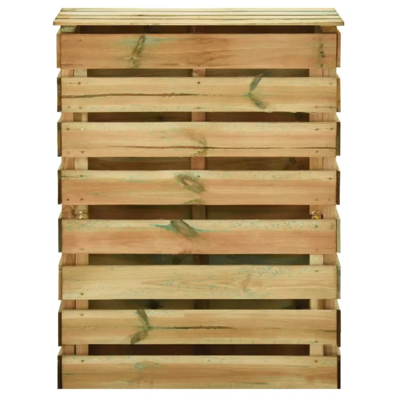 Sodo komposto dėžės, 3vnt., 80x50x100cm, impregnuota pušis