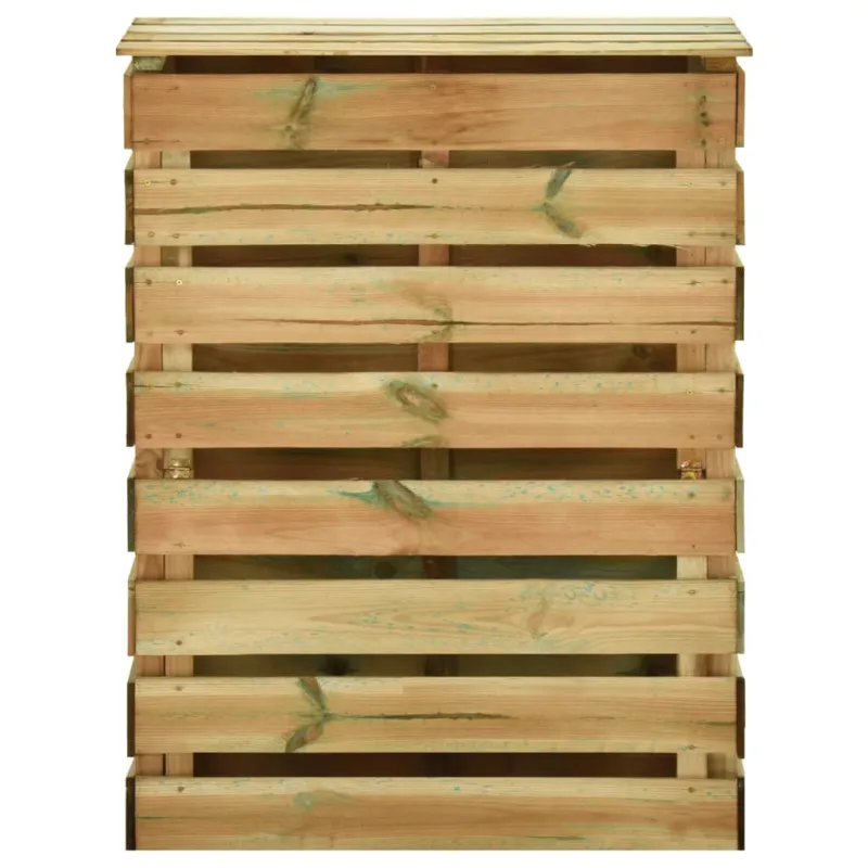 Sodo komposto dėžės, 4vnt., 80x50x100cm, impregnuota pušis